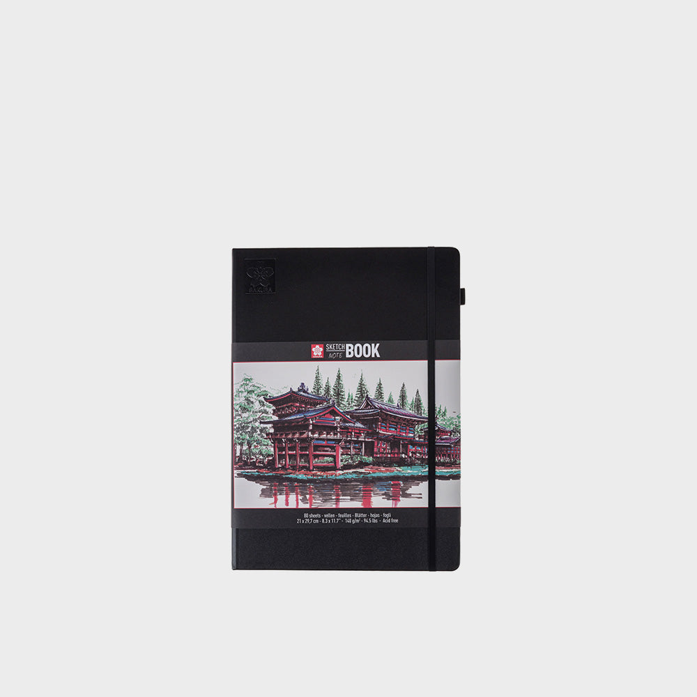 Block Sketchbook Schwarz A4 Sakura (1)