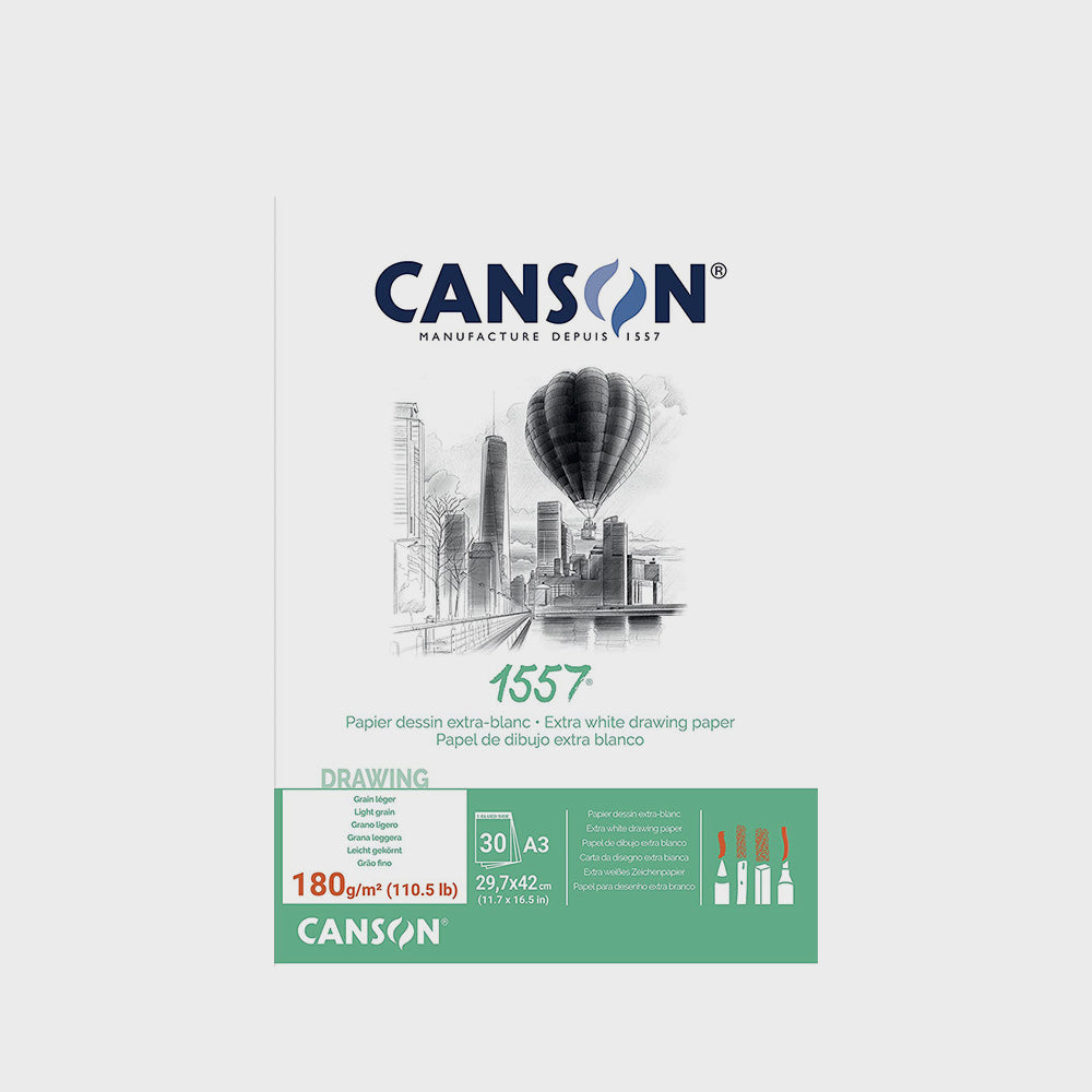 Zeichenblock 1557 A3 180 g. Canson