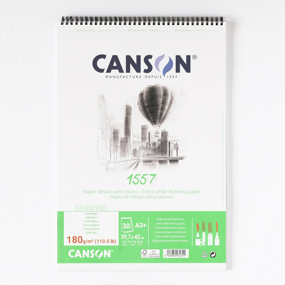 Zeichenblock 1557 A3 180 g. Canson