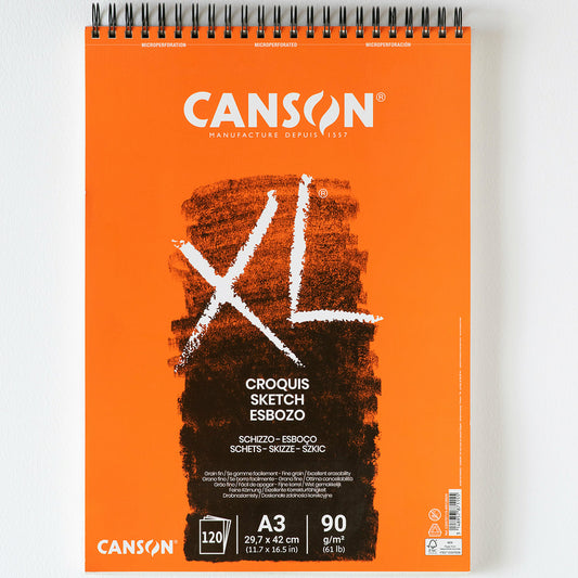 Block Croquis Xl Extra White A4 90 g. 120 H Canson