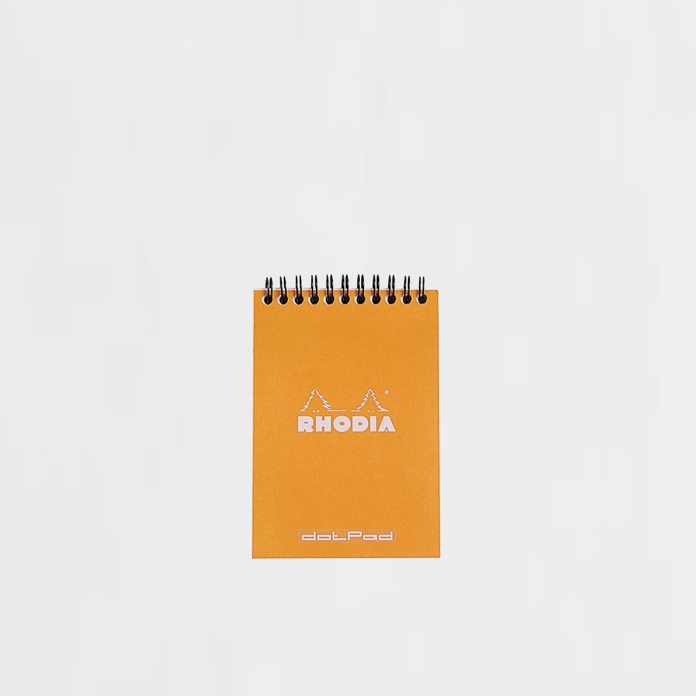 A6-Block mit Punkten Orange Rhodia