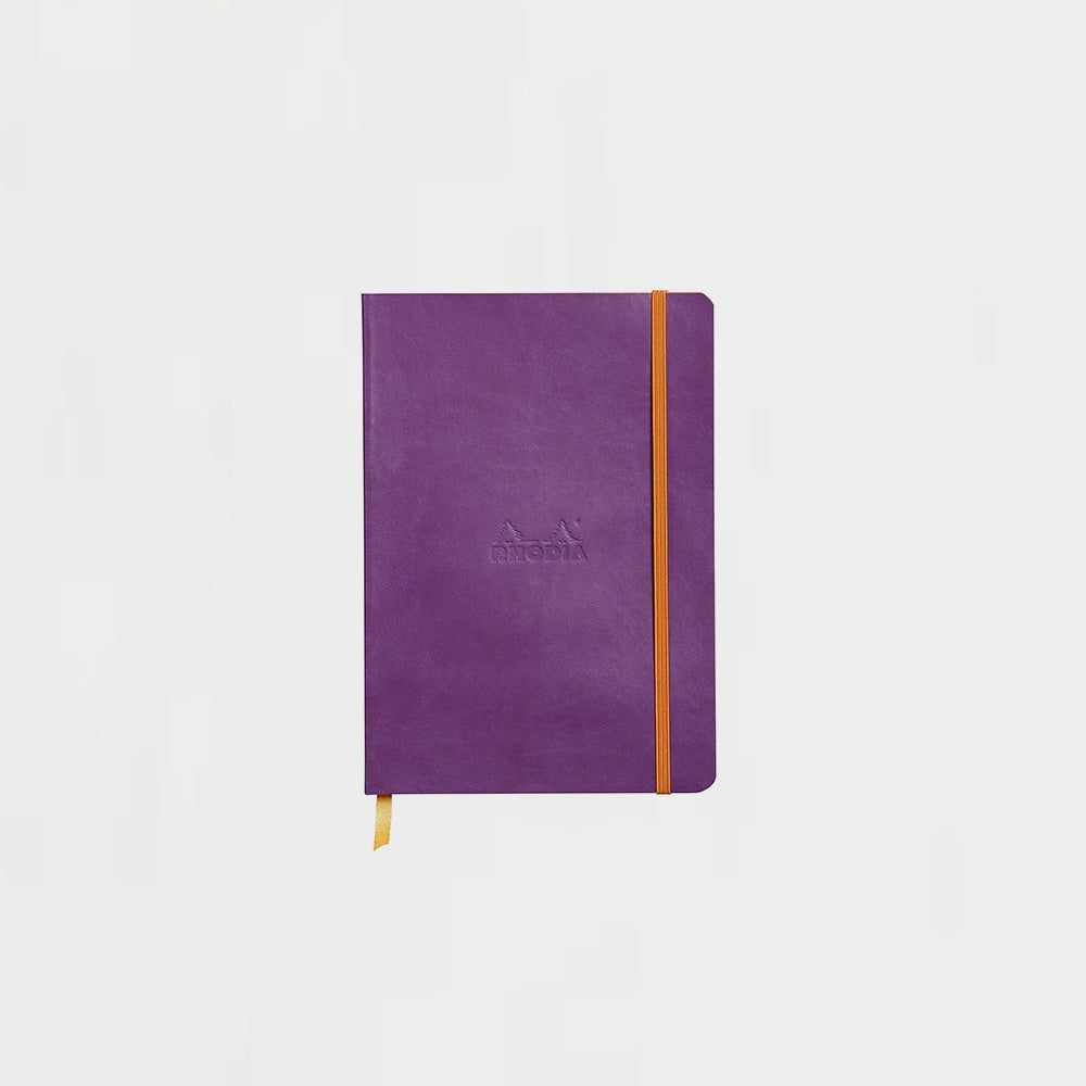 Flexible A5-Notizbuch Bullet Journal Rhodia Flieder