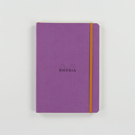 Flexible A5-Notizbuch Bullet Journal Rhodia Lila