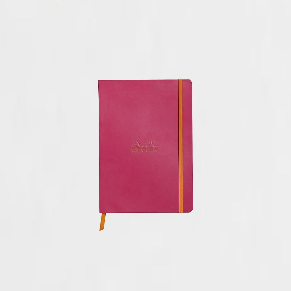 Flexible A5-Notizbuch Bullet Journal Rhodia Himbeerfarbe