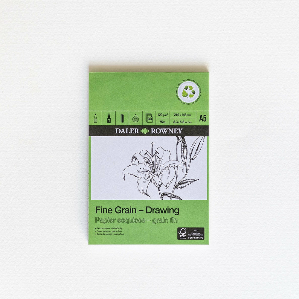Zeichenblock Recycled A5 120 g. Daler Rowney (1)