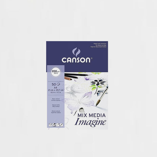 Zeichenblock Imagine A4 200 g. 50 Bl Canson