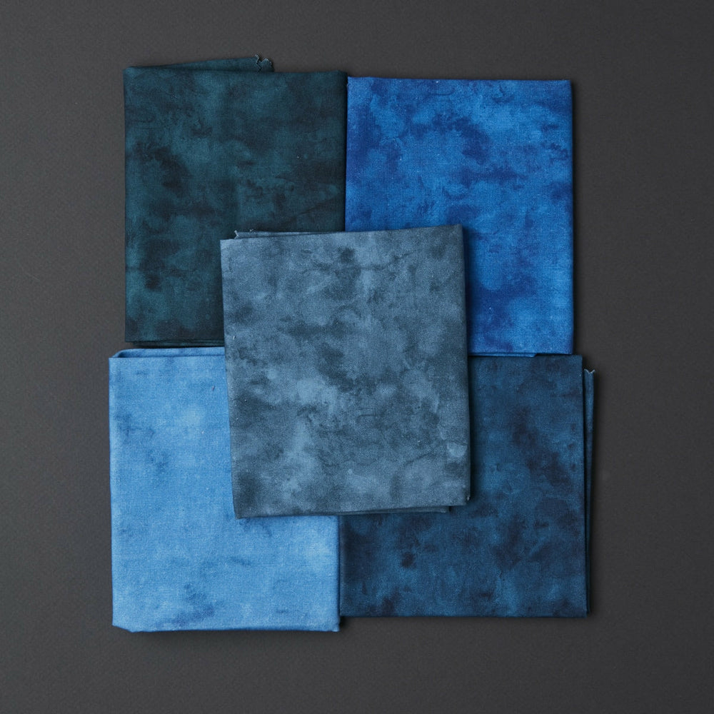 Sortiment Fat Quarter Blue Dye 45 X 55 The Lanners (1)