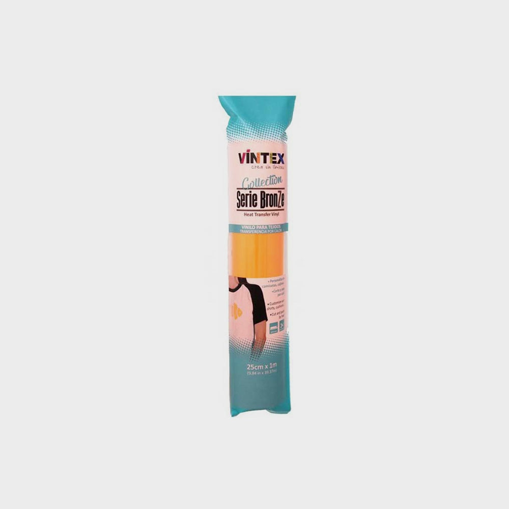 Textilvinyl Serie Bronze Neonorange Vintex