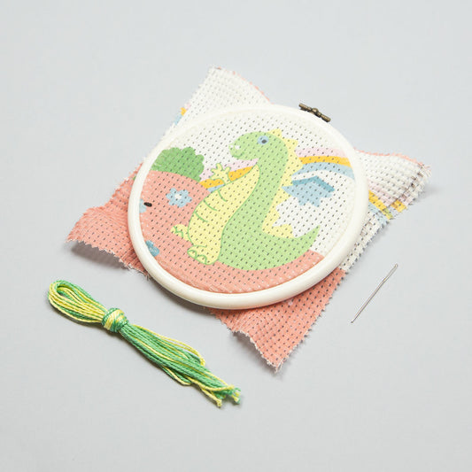 Set Halbstich Kinder Drache Dmc