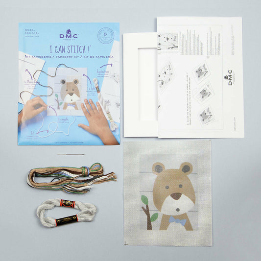 Set Spannstich Kinder Kleiner Bär Dmc
