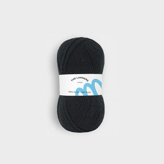 Wollknäuel Flowing Black 800 The Lanners