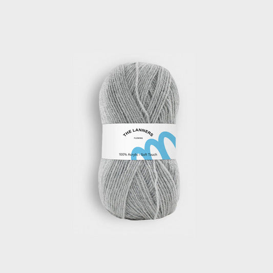 Wollknäuel Flowing Light Grey 299 The Lanners
