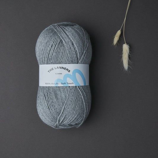Wollknäuel Flowing Light Grey 299 The Lanners