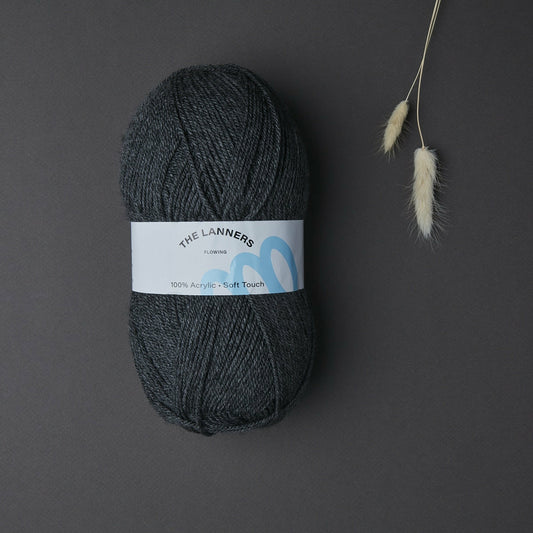 Wollknäuel Flowing Med Grey 296 The Lanners