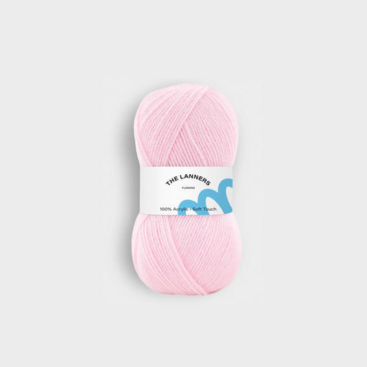 Wollknäuel Flowing Powder Pink 540 The Lanners