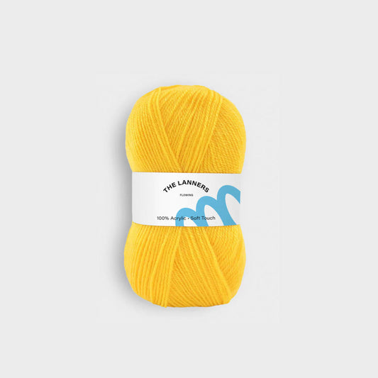 Wollknäuel Flowing Yellow 743 The Lanners