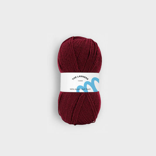 Wollknäuel Flowing Burgundy 561 The Lanners