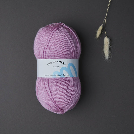 Wollknäuel Flowing Light Purple 742 The Lanners