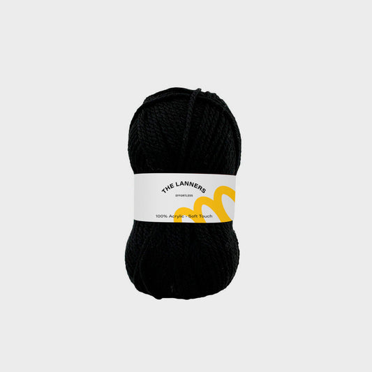 Wollknäuel Effortless Black 800 The Lanners