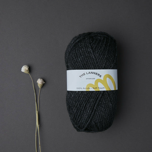 Wollknäuel Effortless Dark Grey 296 The Lanners