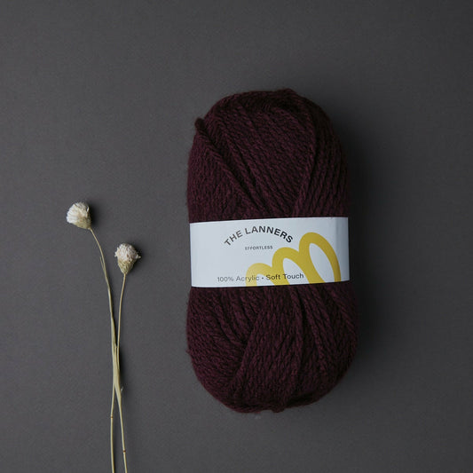 Wollknäuel Effortless Deep Wine 639 The Lanners