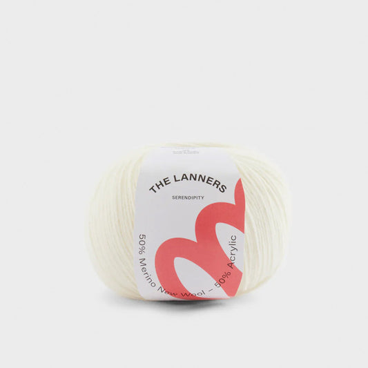 Wollknäuel Serendipity White 900 The Lanners