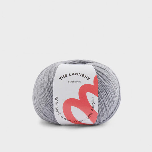 Wollknäuel Serendipity Med Grey 299 The Lanners