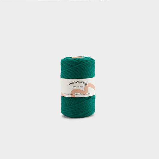 Knäuel Makramee Boho Bottle Green The Lanners