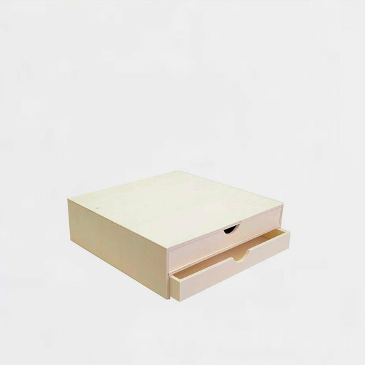 Holzkiste mit 2 Schubladen Von Artemio