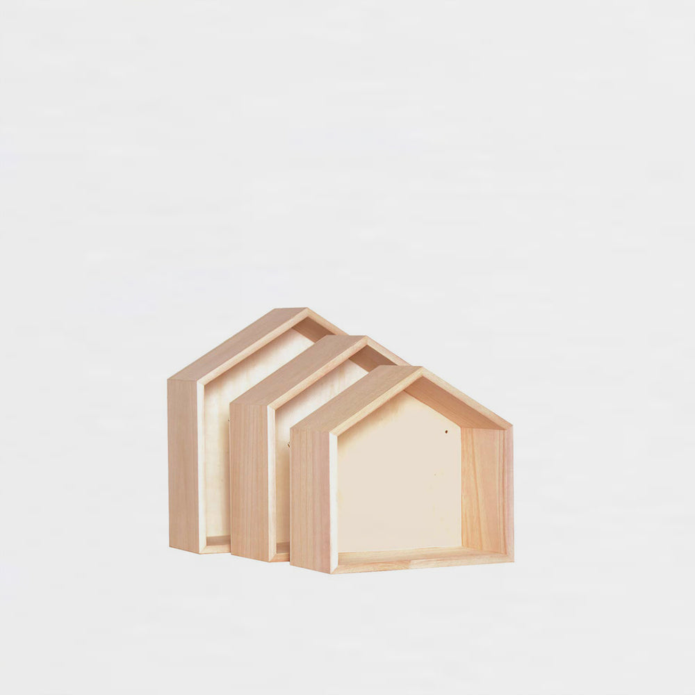 Set aus 3 Regalen In Form Eines Hauses Von Artemio