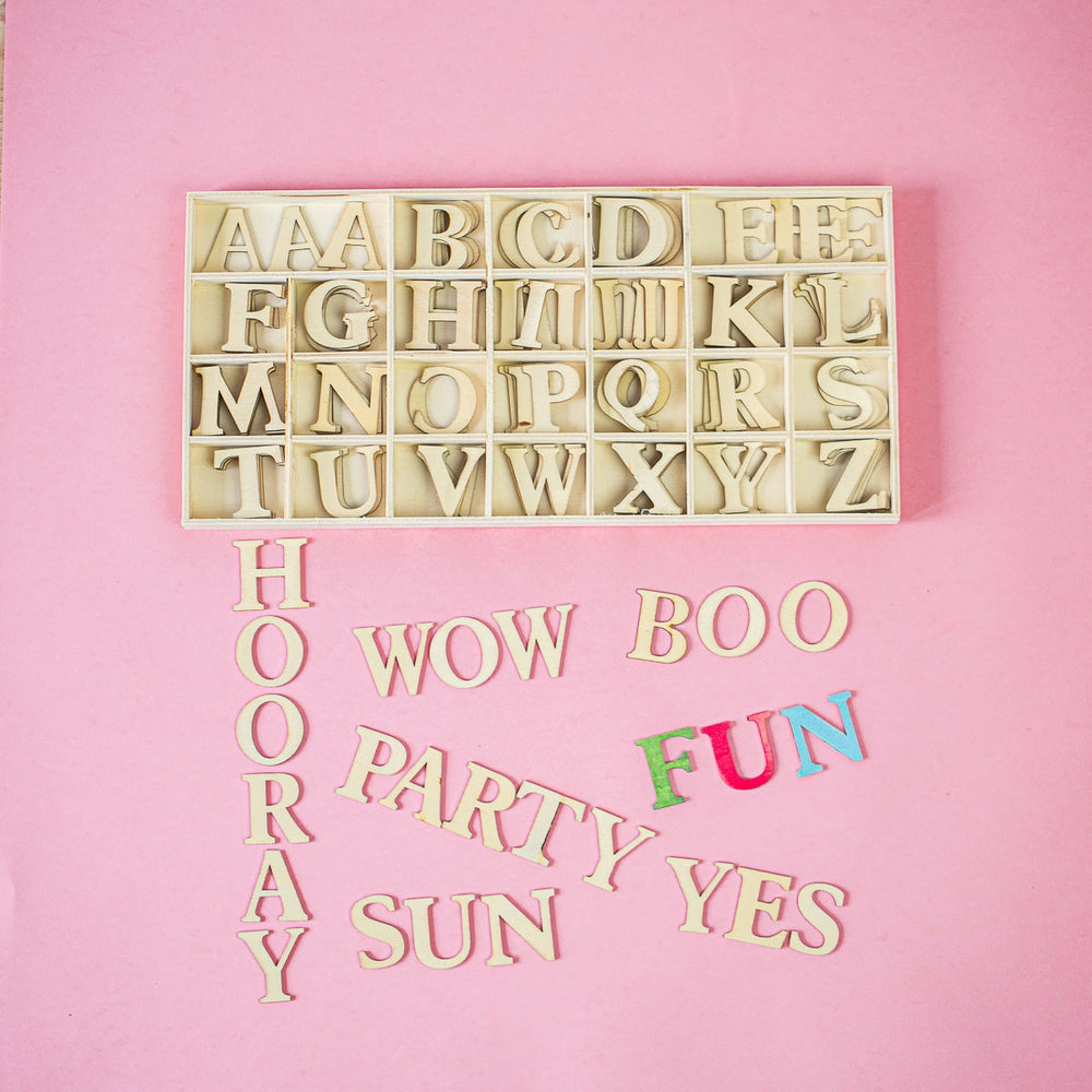 Holzalphabet 3 X 8 Von Artemio