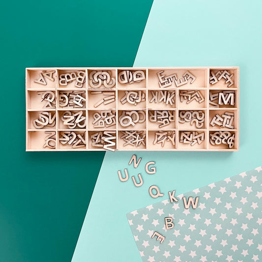Mini Holzalphabet Von Artemio