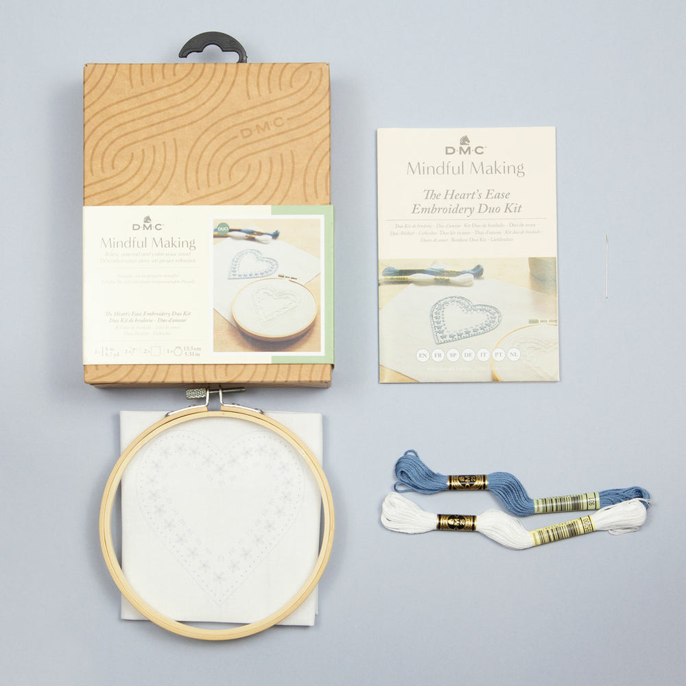 Set Duo Stickerei Mindful Making Amor Dmc
