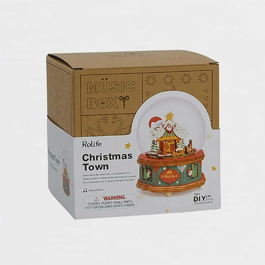 Modell Spieluhr Weihnachtsdorf Von Robotime