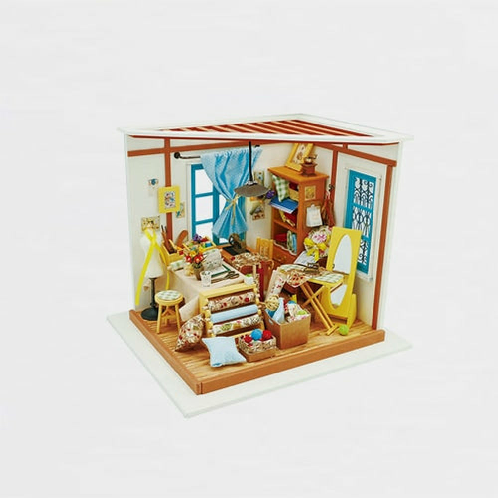 Modell Miniatur Nähatelier Von Lisa Tailor Von Robotime