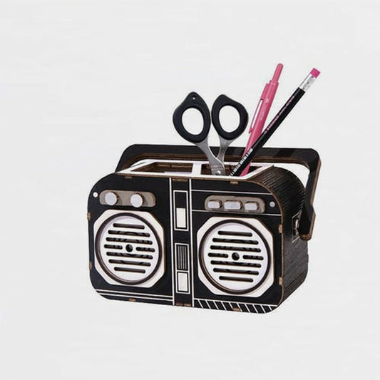 Stiftehalter In Form Eines Mini-Radios Von Robotime