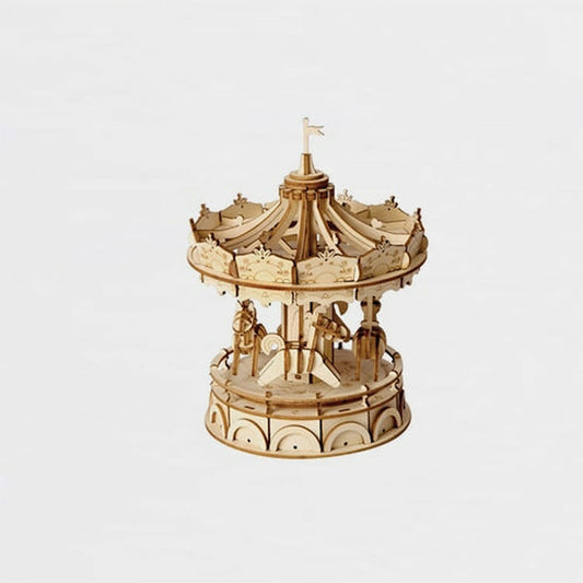 Modell Karussell Merry-Go-Round Von Robotime