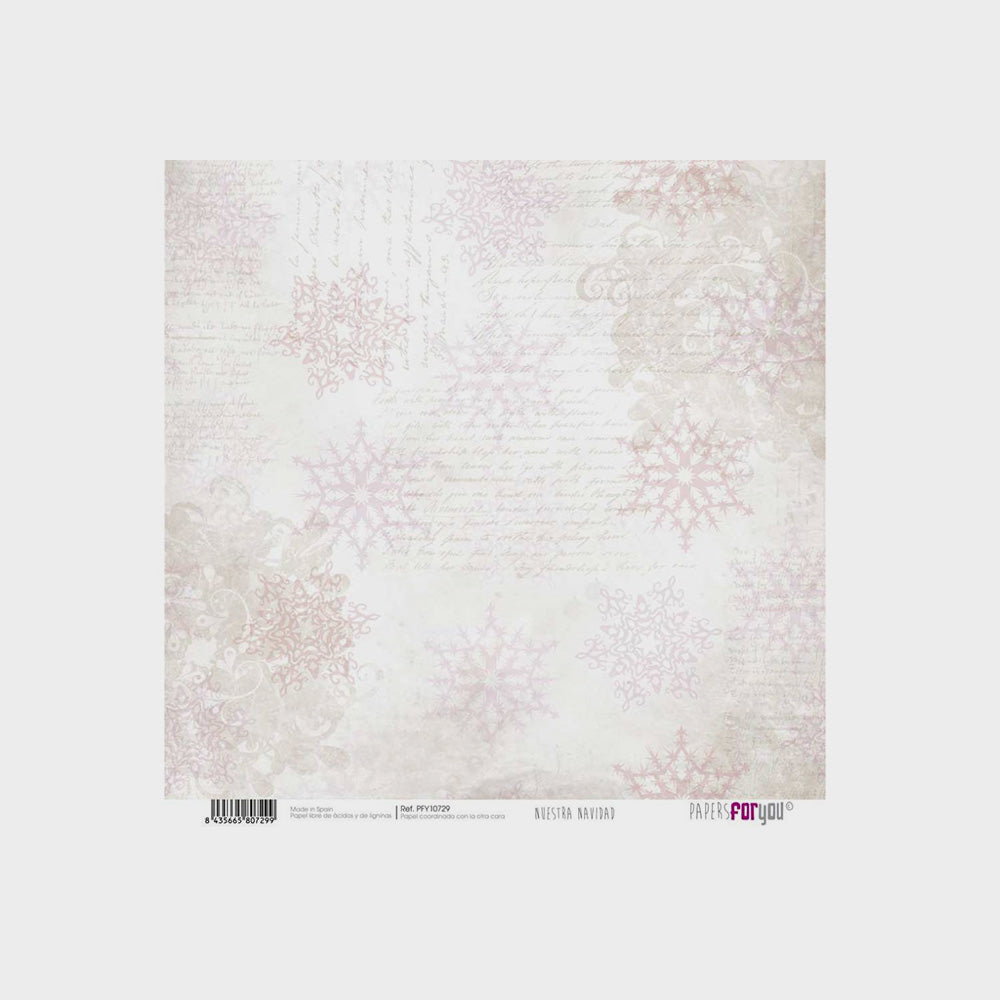 Set 10 Papiere Scrapbooking, Unsere Weihnachten, 30 x30 cm (17)