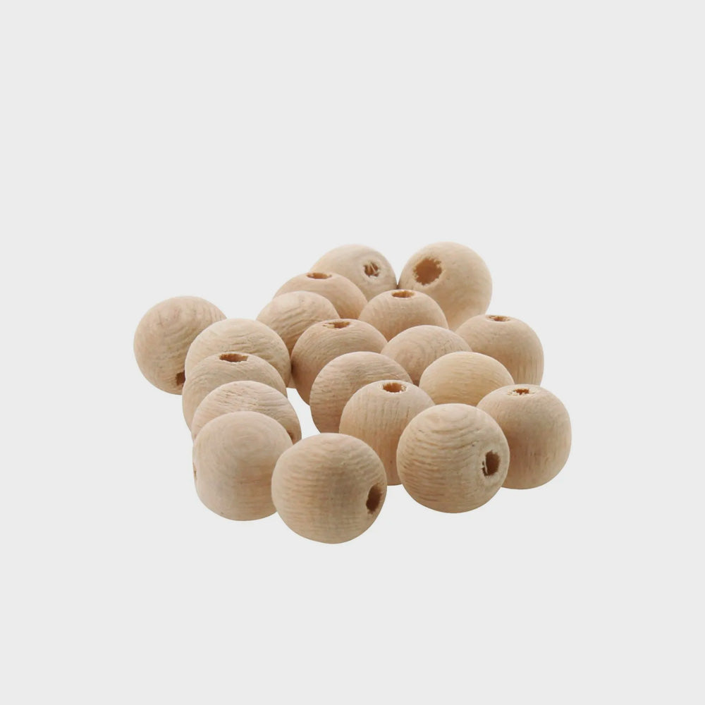 Set mit 14 Holzperlen (2)