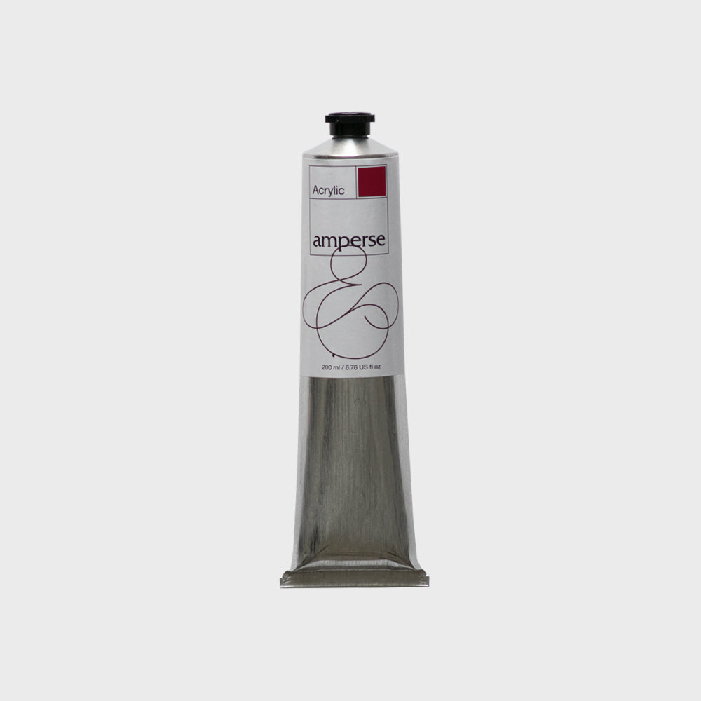 Acrylfarbe 200 ml von Amperse, Nr. 8 Karminrot