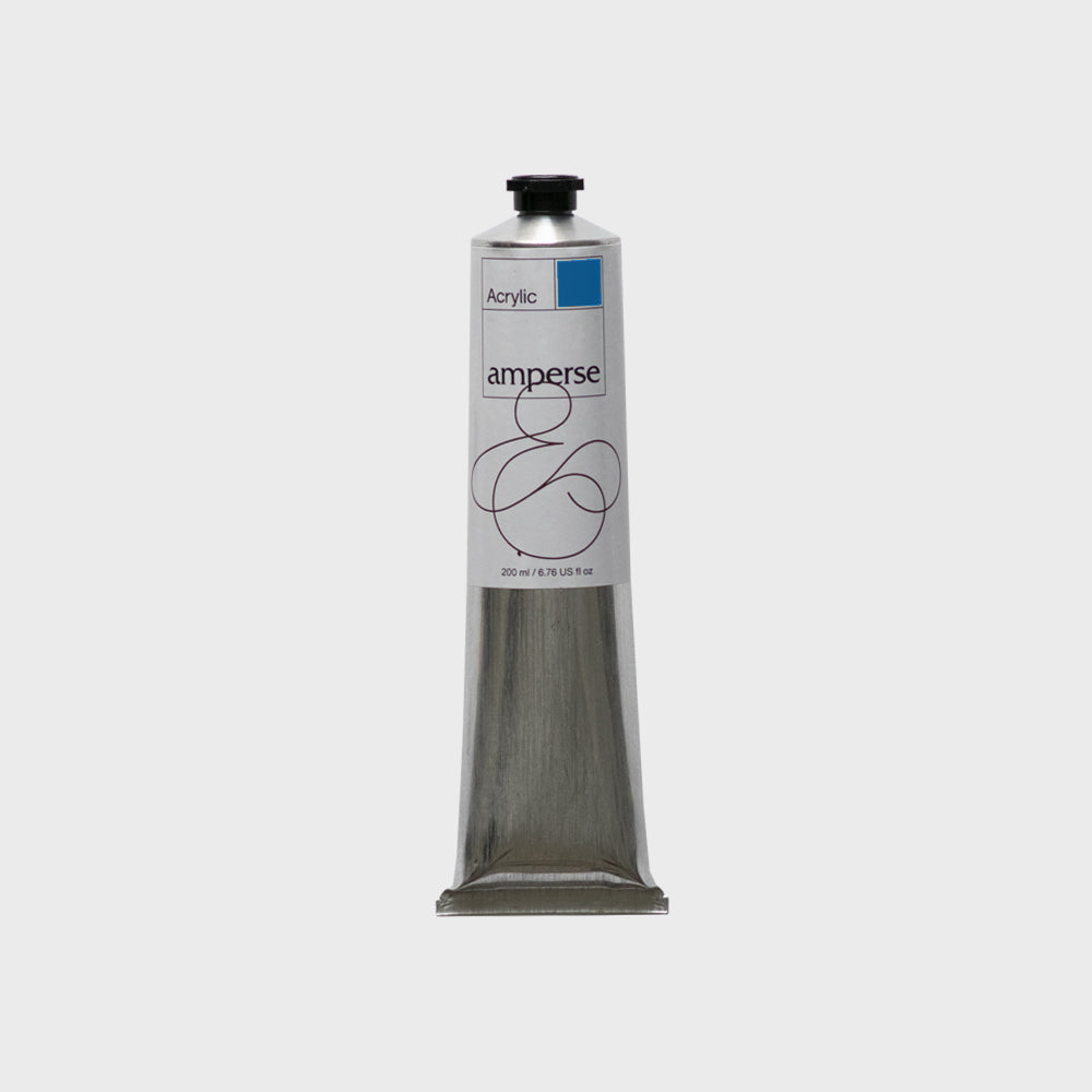 Acrylfarbe 200 ml von Amperse, Nr. 13 Cyanblau