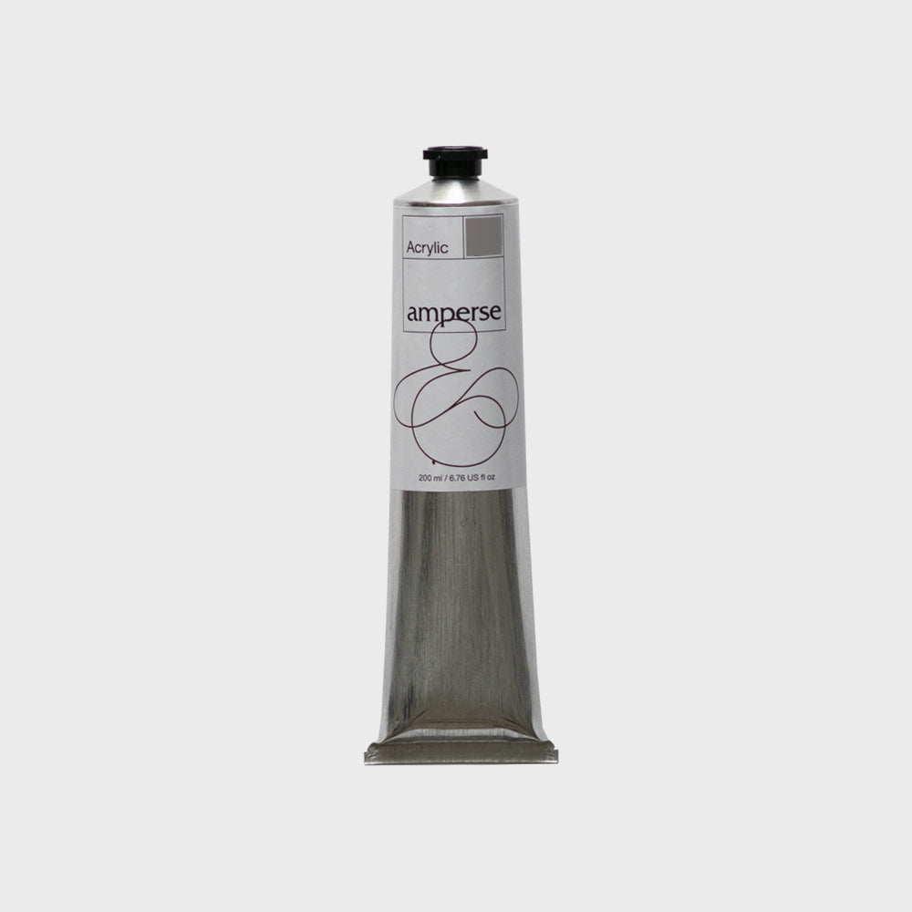 Acrylfarbe 200 ml von Amperse, Nr. 21 Mittelgrau