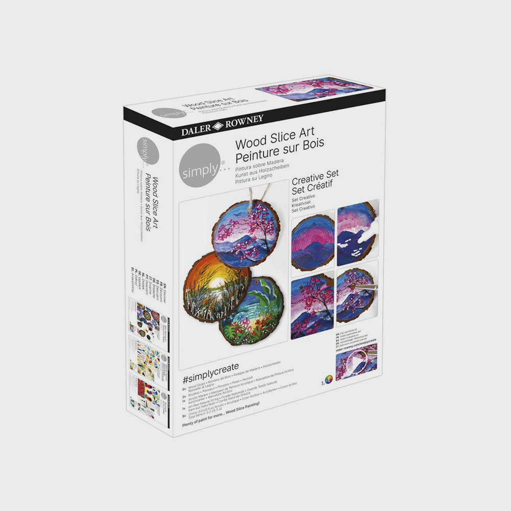 Kreatives Holzmalerei-Set, Daler Rowney