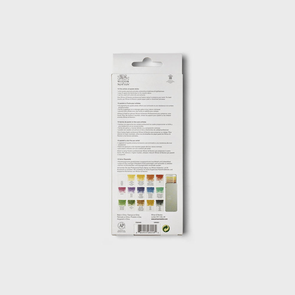 15er Set Pastellkreiden, Metallbox, Winsor & Newton (1)