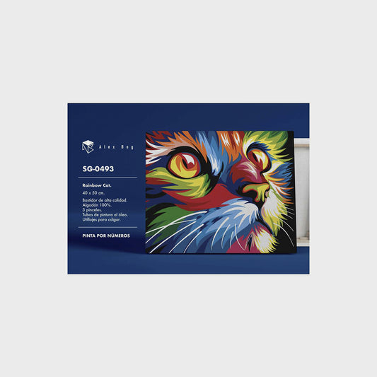 Katzenaugen, 40 x 50 cm, Alex Bog