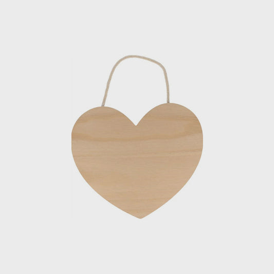 Herzanhänger aus Holz, Artemio
