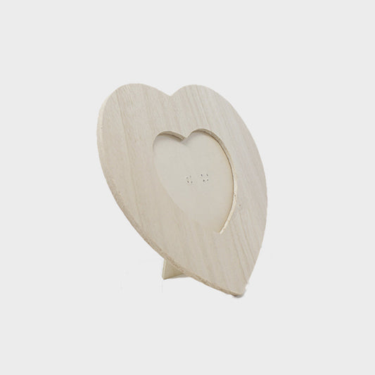 Bilderrahmen Herz aus Holz, Artemio