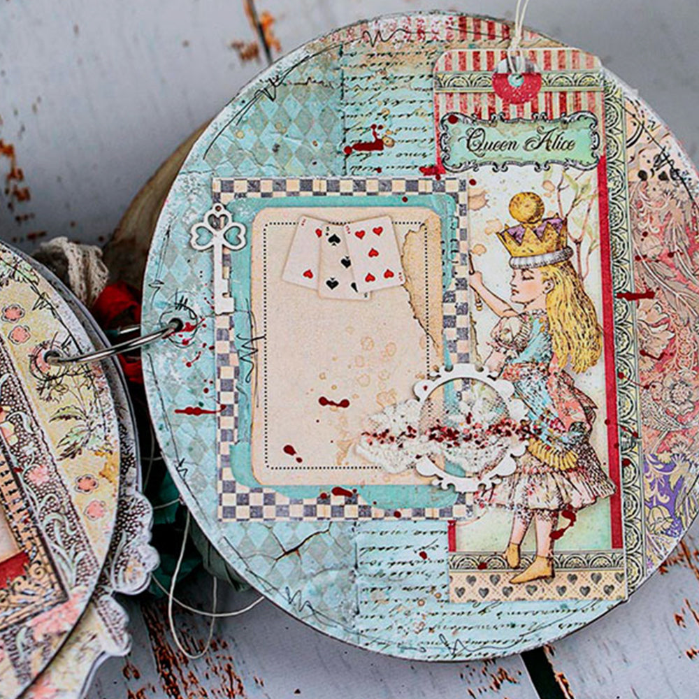Set Reispapier Alice in Wonderland, A4 Stamperia (2)