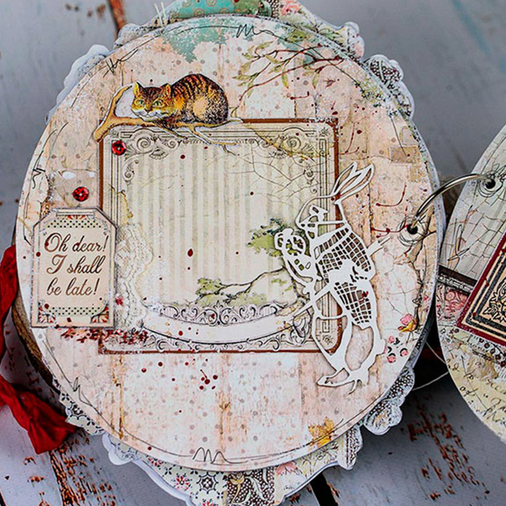 Set Reispapier Alice in Wonderland, A4 Stamperia (3)