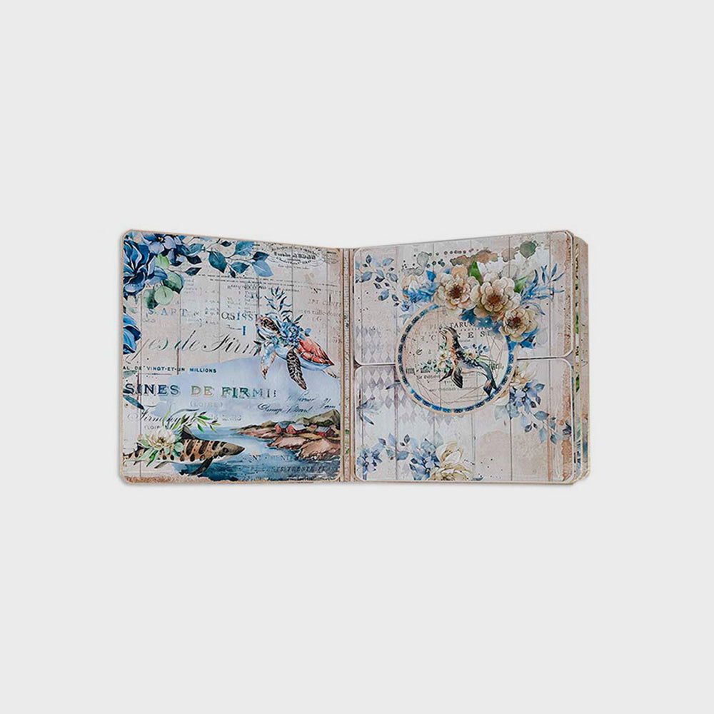 Set Bastelpapier Romatic Sea Dream, 30,5 x 30,5 cm, Stamperia (1)